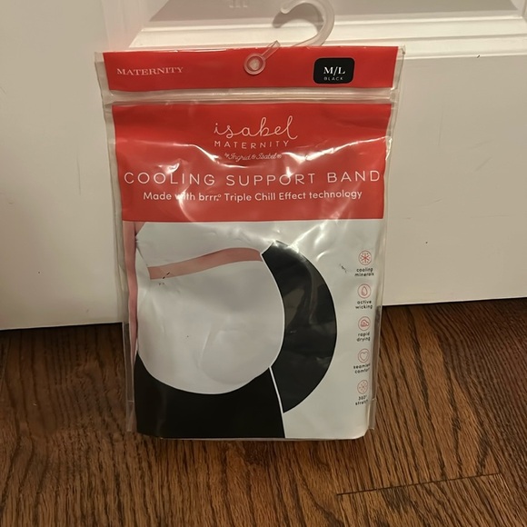 ISABEL MATERNITY WOMEN’S COOLING SUPPORT BAND SIZE: M/L COLOR: BLACK NWT - Picture 1 of 5